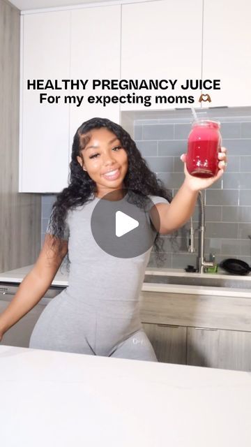 JUICEGYAL| Fitness| Juice enthusiast | health 🥜 on Instagram: "NATURES PREGNANCY VITAMIN PACKED JUICE 🤰🏽💖  Shoutout to all my new mothers who are experiencing pregnancy for the first, second or third time! You’ll have that pregnancy glow like never before.   I have so many expecting mothers reach out to me asking for a juice recipe for mommy and her baby and here is the solution to  a super mom pregnancy. With the consumption of this juice you will:  1. Intake your daily vitamins  2. Lower the chances of birth defects  3. Increase your iron levels  4. Prevent fetal growth restriction  5. Prevent neural tube defects  6. Regulate blood pressure  7. Improve circulation, reducing the risk of gestational hypertension  8. Clear skin  9. Easy digestion   And more!  Use the exact measurements Juice For Pregnant Women, Pregnancy Juicing Recipes, Pregnancy Drinks, Pregnant Drinks, Gestational Hypertension, Pregnancy Vitamins, Vitamin Packs, Birthday Activities, Juice Recipe