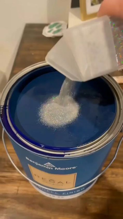 Glitter Paint For Walls, Zimmer Diy, Diy Room Decor Videos, Cute Diy Room Decor, Wall Paint Designs, Cute Bedroom Decor, Glitter Paint, Room Makeover Bedroom, Room Makeover Inspiration