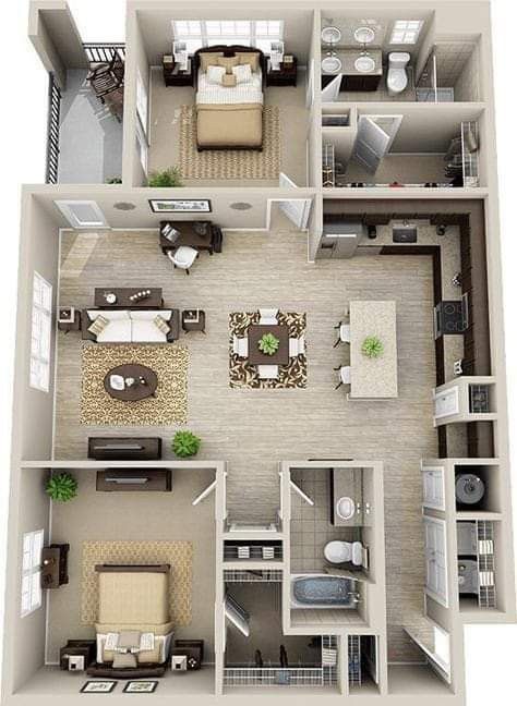 House Projects Architecture, Mountain Meadow, Interior Floor Plan, Showing Respect, Small House Layout, Apartment Floor Plan, House Floor Design, Floor Plan Layout, House Layout Plans