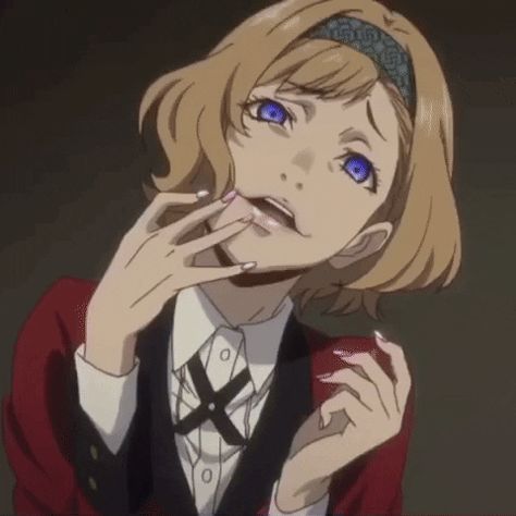 kakegurui gif (nails) Itsuki Sumeragi, Obsessed Girlfriend, Matching Best Friend Tattoos, Yumeko Jabami, Alien Stage, Black Clover Anime, Anime Oc, Reminder Quotes, What’s Going On