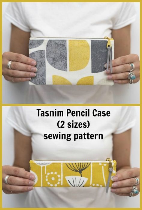 Pencil Case Sewing Pattern, Pencil Pouch Pattern, Boys Pencil Case, Pencil Pouch Diy, Pencil Case Tutorial, Pencil Case Sewing, Pencil Case Pattern, Edges Easy, Kids Pencil Case