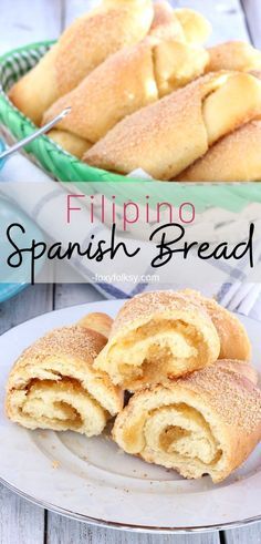 Spanish bread is a popular \'merienda\' in the Philippines with a sweet buttery filling! Try this delicious Filipino Spanish bread for your afternoon snack. | www.foxyfolksy.com #filipinorecipe #bread #breakfast #filipinobread Spanish Bread Filipino Recipe, Spanish Bread Recipe, Filipino Bread Recipe, Pandesal Recipe, Spanish Bread, Easy Filipino Recipes, Filipino Snacks, Filipino Food Dessert, Microwave Eggs