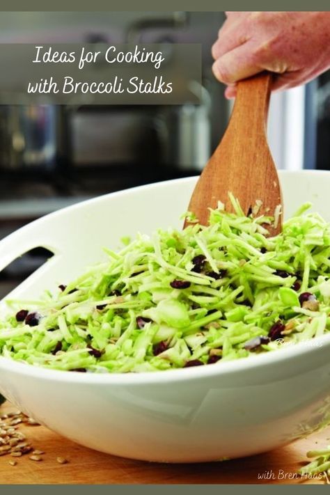 Broccoli Stalks Recipes, What To Do With Broccoli Stalks, Broccoli Stalk Recipes, Things To Fo, Cooking Broccoli, Broccoli Stalks, Ideas For Cooking, Broccoli Stalk, How To Cook Broccoli