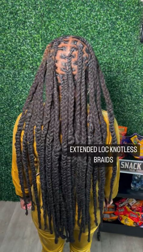 Loc Extensions Hairstyles, Dread Hairstyles With Weave, Loc Down Styles, Knotless Braids On Locs, Island Twists Over Locs, Weave Over Locs Protective Styles, Loc Plaits Styles, Unique Loc Styles Long, Versatile Loc Styles