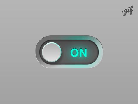 Dribbble - On and Off Switch [GIF] by Ahmed Gamal Switch Ui, On And Off Switch, Ui Buttons, Switch Design, Ux Mobile, On Off Button, Graphic Design Agency, Mobile Ui Design, App Design Inspiration