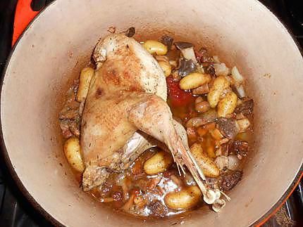 Recette de Faisan en cocotte forestiére Skillet, Cognac, Seafood, Plum, Meat, Fish, Chicken