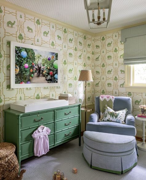 Mallory Mathison, Charlotte Gaisford, Whimsical Nursery, Nursery Room Inspiration, Nursery Chair, Furniture Antique, Green Room, Nursery Inspo, Furniture Catalog