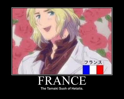 France VS Tamaki Suoh by art4life217.deviantart.com on @deviantART France Hetalia, Francis Bonnefoy, Tamaki Suoh, Hetalia France, Ouran Host Club, Hetalia Characters, Hetalia Axis Powers, No Way Out, Axis Powers