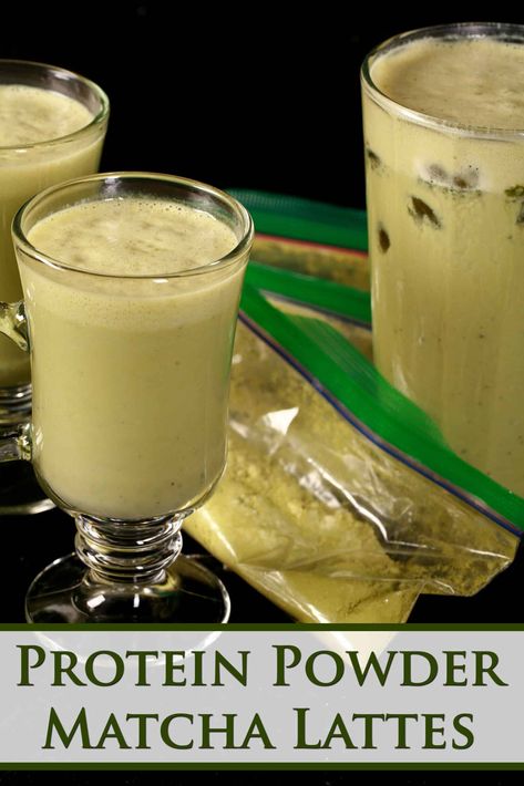 Protein Matcha Latte, Recipe Protein Powder, Keto Matcha Latte, Pre Workout Protein Shake, Protein Matcha, Matcha Latte Recipe, Iced Matcha Latte, Popular Drinks, Iced Matcha