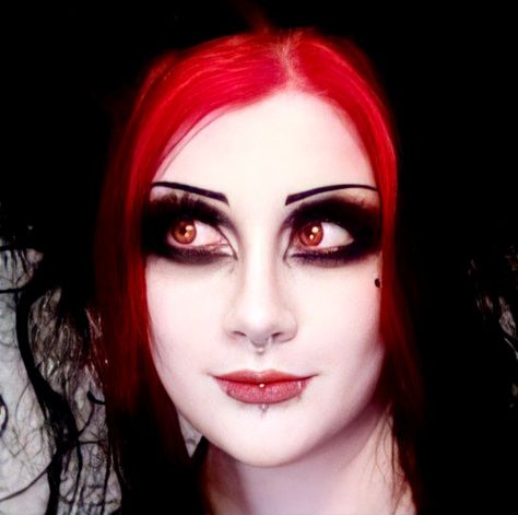 Goth E-girl Makeup, Vampiric Goth, Its Black Friday, Cute Cosmetics, E Girl Makeup, Traditional Goth, Goth Make Up, Red Goth, Goth Things