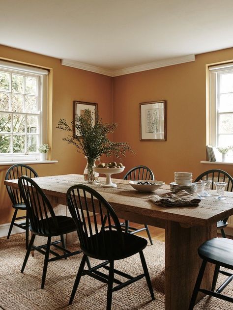 Décor | Colour Inspiration: Pinkish Brown Drawing Room Concept, Cast Iron Beds, Yellow Dining Room, Oval Room Blue, Dining Room Paint Colors, Room Concept, House Interior Living Room, Antique Side Table, Dining Room Paint