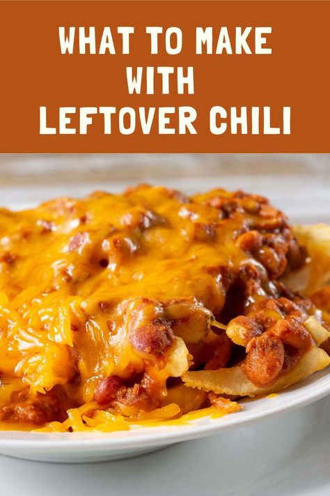 Canned Chili Dinner Ideas, What To Do With Leftover Chili Recipes, Leftover Chili Recipes Casseroles, Chili Leftover Recipes, Chilli Leftovers Ideas, Ideas For Leftover Chili, Can Chili Recipes, Recipes With Leftover Chili, Recipes For Leftover Chili