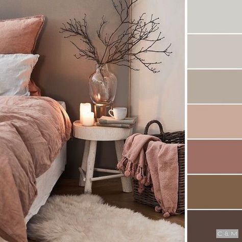 Desert color palette. Bedroom Essentials, Relaxation Room, Room Color Schemes, Bedroom Color Schemes, Gray Bedroom, Trendy Bedroom, Beige Walls, Bedroom Paint, Living Room Paint