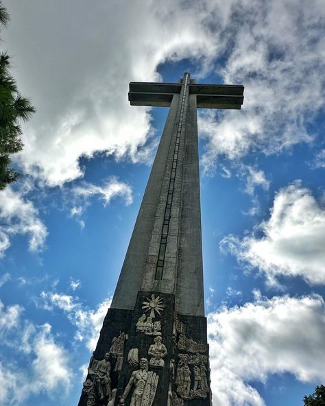 Bataan, Philippines - Mount Samat was the site of the most vicious battle against the Japanese Imperial Army in 1942 during the Battle of Bataan. Bataan Philippines, Bataan, Imperial Army, American Soldiers, The Battle, The Philippines, Historical Sites, Philippines, Building