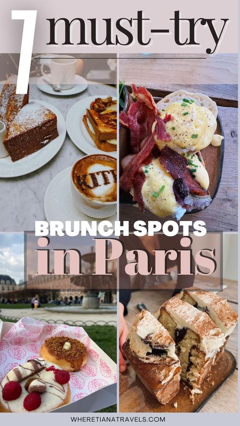 best brunch in paris Paris Spots, Brunch Paris, Paris Brunch, Delicious Breakfast Ideas, Brunch In Paris, Spots In Paris, Breakfast Cocktails, Best Restaurants In Paris, Paris Breakfast