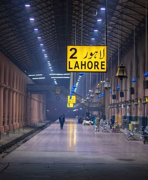 @travelbeautifulpakistan posted on their Instagram profile: “Railway station, Lahore.  Photo by @shahzaib.naeem._  #Travelbeautifulpakistan #Lahore #Punjab…” Lahore Station, Lahore Railway Station, Station Pictures, New Photo Style, Unique Photos, Photo Style, Railway Station, Unique Photo, Photo Inspo