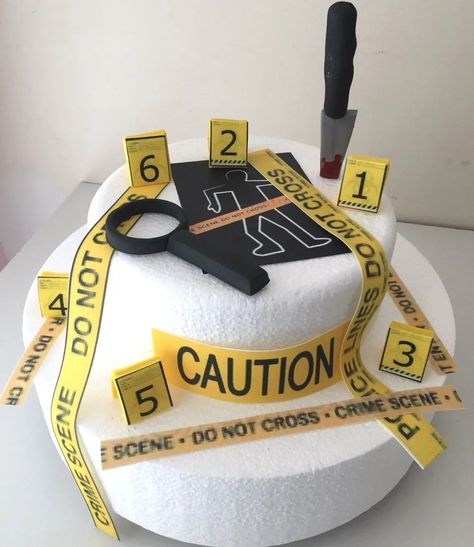 Crime scene / Murder Mystery Edible Cake Decoration Cake Topper/ birthdays. | eBay Mystery Cake, Science Cake, Dummy Cake, Mystery Dinner Party, Sweet Sixteen Birthday Party Ideas, Edible Cake Decorations, Mystery Dinner, Decoration Cake, 13th Birthday Parties