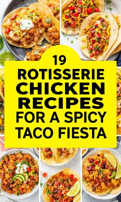 Tangy rotisserie chicken recipes with spicy peppers sizzling vibrantly Rotisserie Chicken Tacos Recipes, Chicken Tacos Recipes, Tangy Chicken, Rotisserie Chicken Tacos, Using Rotisserie Chicken, Recipes Using Rotisserie Chicken, Tacos Recipes, Cilantro Chicken, Spicy Tacos