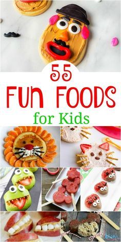 Fun Foods For Kids, Kids Food Crafts, Pictures Of Food, Picky Eaters Kids, Food Art For Kids, Kids Cooking Recipes, Kids Treat, Fun Lunch, Fun Snacks For Kids