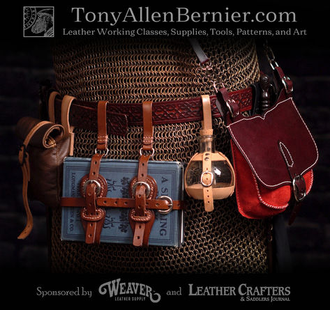 Medieval belt accessories Leather Projects Ideas, Free Leather Patterns, Book Holster, Leathercraft Pattern, Leather Artist, Viking Armor, Holster Belt, Leather Working Patterns, Leather Patterns