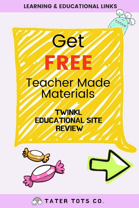 Early Childhood Education Resources, Online Preschool, Toddler Teacher, Learning Sites, Daycare Teacher, Teacher Created Resources, Learning Materials, Free Teacher, Tater Tots