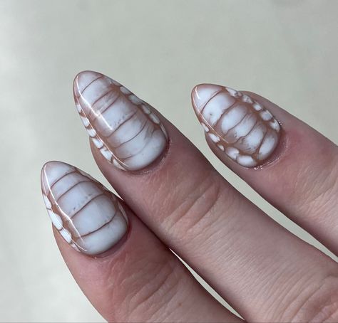 White Crocodile Nails, Nail Beige, Crocodile Nails, Croc Nails, White Crocodile, Nails Tutorial, Aesthetic Nails, Nail Tutorials, White Beige