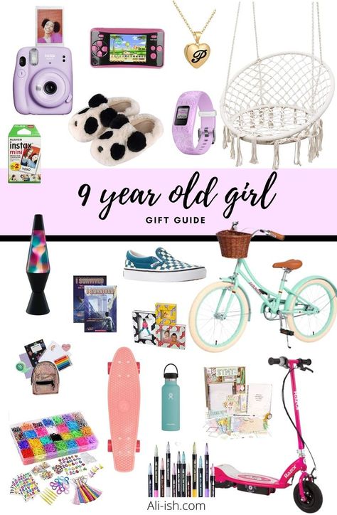 The best 9-year-old girl gift ideas for birthdays & the holiday season! Your 9-year-old will love these toys, books, and other fun things. #giftideas #girlsgiftguide Knitting Patterns For Christmas, Girl Gift Ideas, Girly Christmas Gifts, Quotes Twitter, Christmas Lollipops, Girls Gift Guide, Birthday Presents For Girls, Birthday Basket, Cool Gifts For Teens