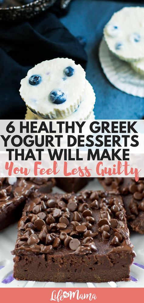 6 Healthy Greek Yogurt Desserts That Will Make You Feel Less Guilty Greek Yogurt Desserts, Greek Yogurt Dessert Healthy, Plain Greek Yogurt Recipes, Greek Yogurt Recipes Dessert, Greek Yogurt Snacks, Yogurt Dessert Recipes, Yogurt Desserts, Greek Yogurt Dessert, Heart Healthy Desserts