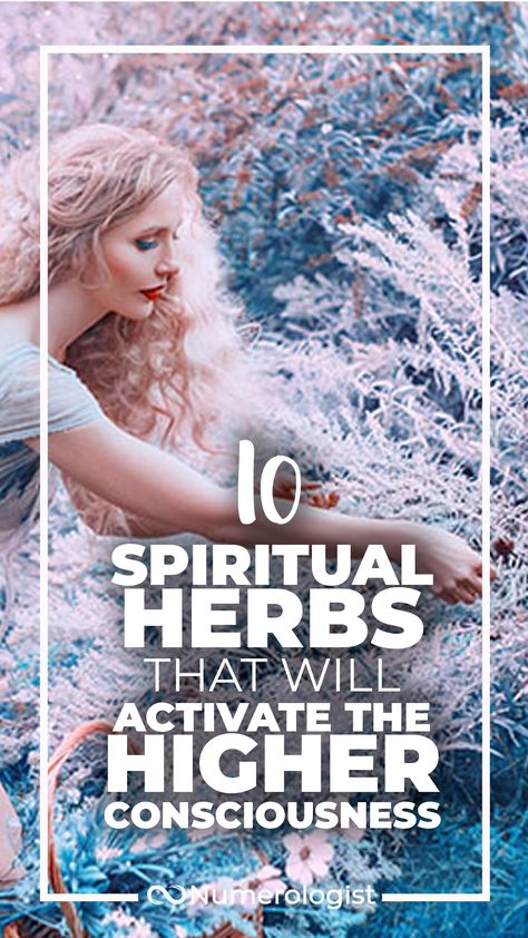 Herbs For Higher Consciousness, Natural Herbs For Energy, Herbs For Physic Abilities, Herbs For Mental Clarity, Herbs For Releasing, Herbs For Clarity, Herbs For Strength, Spiritual Herbalism, Spiritual Herbs