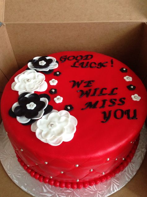 We will miss you! Farewell Cake Ideas For Boss, Miss You Cake Ideas, Good Luck Cake Ideas, We Will Miss You Cake Ideas, We Will Miss You Cake, Cake Messages, Goodbye Cake, Thank You Cake, Farewell Cake