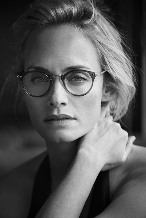 Amber Valletta stars in Oliver Peoples' 30th anniversary campaign Grey Hair And Glasses, Optical Sunglasses, Amber Valletta, Corporate Portrait, Combination Fashion, Peter Lindbergh, Campaign Fashion, Fashion Eye Glasses, Eyewear Brand