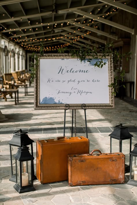 Travel Theme Wedding Welcome Sign, Travel Theme Gala, Traveling Wedding Theme, Wedding Ideas Travel Theme, Travel Inspired Wedding Invitations, Travel Theme Event, Travel Themed Party Ideas, Travel Theme Bridal Shower Ideas, Travel Bridal Shower Theme