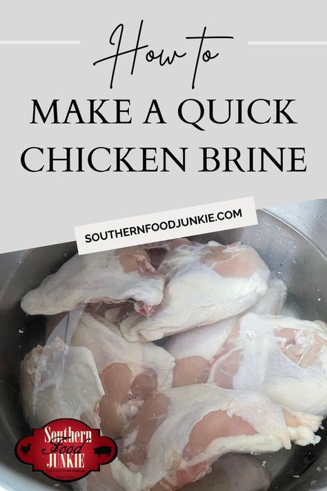 How To Brim Chicken, Simple Chicken Brine Recipe, Brine For Chicken Leg Quarters, How Do You Brine Chicken, Chicken Brine Recipe For Frying, Salt Water Brine For Chicken, Quick Chicken Brine Recipe, Wet Brine Chicken, How To Brine Chicken Breast