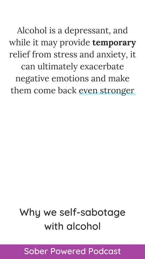 Self-sabotage is a common experience for many people who struggle with alcohol. Despite our best efforts to quit drinking, we find ourselves continuing to drink anyway. Sometimes you may even drink without understanding why. It can be frustrating and disheartening, but understanding the root causes of self-sabotage can help us break free from this destructive cycle. Learn more about self-sabotage, perfectionism, and procrastination, and what you can do if this is a problem for you. Coping Mechanism, Quit Drinking, Perfectionism, Coping Mechanisms, Negative Emotions, Break Free, What You Can Do, Drinks