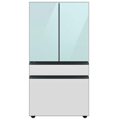 Special Member Value included with your purchase:Delivery1, installation2 and haul-away3Parts and accessories included3-Year Manufacturer WarrantyExtra-large capacity 4-door French door refrigeratorCustomizable and changeable door panels available in a variety of colors and finishes. A revolution in convenience and design, the concealed Beverage Center™ features both a water dispenser and AutoFill Water Pitcher.Quick access to refreshingly cool, filtered water two waysChoose from an internal dis Panel Door Design, Refrigerator Panels, Flat Panel Doors, Smart Refrigerator, Samsung Bespoke, Glass Refrigerator, Beverage Center, Counter Depth, Door Panels