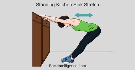 kitchen decompression Lower Back Decompression, Spinal Decompression Exercises, Decompress Lower Back, Spine Decompression, Decompression Therapy, Posture Correction Exercises, Spinal Decompression, Bulging Disc, Sciatica Exercises