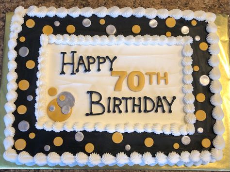 80th Birthday Sheet Cake For Men, 70th Birthday Sheet Cake For Men, 90th Birthday Cakes For Grandpa, 70th Birthday Sheet Cake, 70th Birthday Cake Ideas For Dad, 70 Birthday Cake For Men, 70th Birthday Cake For Dad, 70s Attire, 80th Birthday Cake For Men