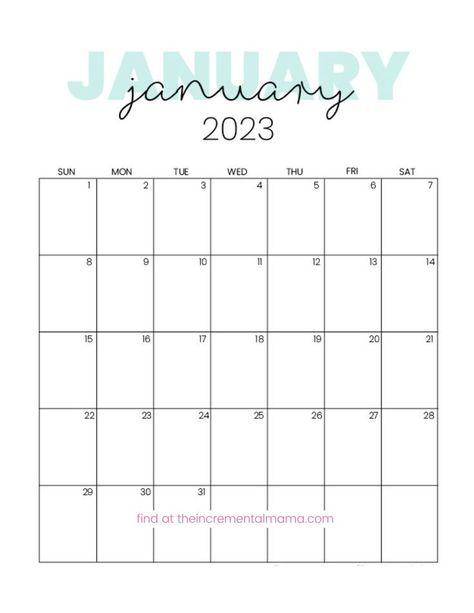 Looking for a cute 2023 calendar printable? Then grab these free printable 2023 printable calendar templates to organize your time, meal plan, track birthdays etc. Includes twelve simple individual monthly calendars from January 2023 to December 2023 you can instantly download. Free Monthly Planner, Free Printable Monthly Planner, Calender Printables, Free Monthly Calendar, Planner Calendar Printables, Free Printable Calendar Templates, 2023 Printable, Daily Planner Printables Free, Monthly Planner Template