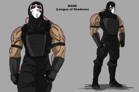 Bane sans le Ninja Mask by darknight7.deviantart.com on @DeviantArt Bane Fanart, League Of Shadows, Bane Batman, Batman Redesign, Ninja Mask, Batman Ninja, Shadow 2, Comic Villains, Batman Begins