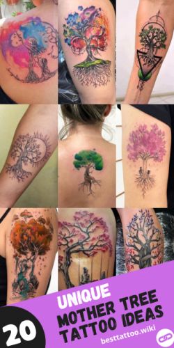 Inspiring 20 Mother Tree Tattoo Designs 2024: Embrace Nature & Familial Bonds in Ink Mother Tree Tattoo, Aspen Tree Tattoo, Aspen Trees Tattoo, Tree Tattoo Ideas, Mother Tree, Mother Tattoos For Children, Mother Nature Tattoos, Family Tree Tattoo, Meaningful Symbols