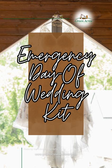 Planning for your big day? Make sure you pack your Emergency Day-Of Kit! From safety pins to tissues, this essential kit will help ensure everything goes smoothly on your wedding day. Check out our guide for what every bride and groom should pack. Groom Wedding Day Essentials, Grooms Emergency Kit Wedding, Emergency Wedding Kit, Wedding Day Essentials Kit, Wedding Day Bride Emergency Kit, Wedding Planner Emergency Kit Bag, Emergency Wedding Day Kit Bridal, Wedding Emergency Kit, Wedding Kit