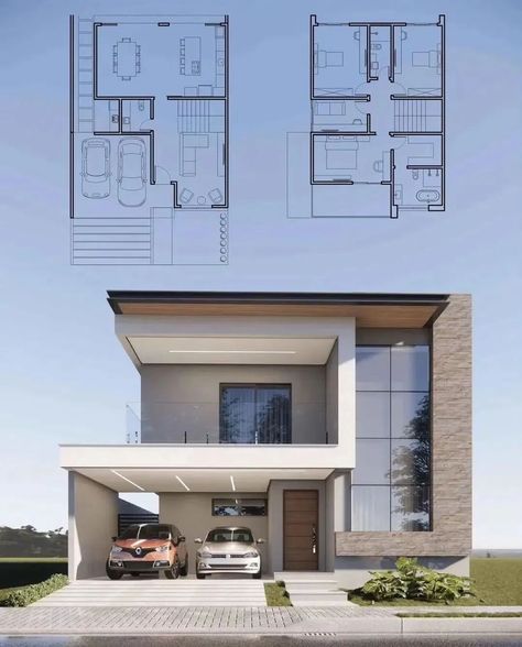 Small Villa Plan 2 Floor, Modern Villa Design Plan Layout, Villa Plan 2 Floor, Modern Villa Floor Plan, Small Villa Plan, Sorghum Plant, Villa Floor Plan, Modern Bungalow House Plans, 30x40 House Plans