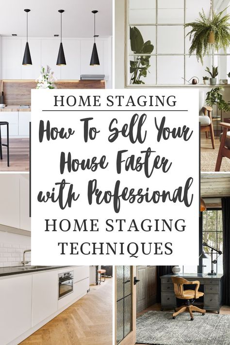 Are you looking to sell your house quickly? Home staging is a great way to make your home more attractive and appealing to potential buyers. House For Sell, Jade Design, Real Estate Staging, Home Staging Tips, Sell My House, Furniture Placement, Sell Your House Fast, Selling Design, Hotel Interiors