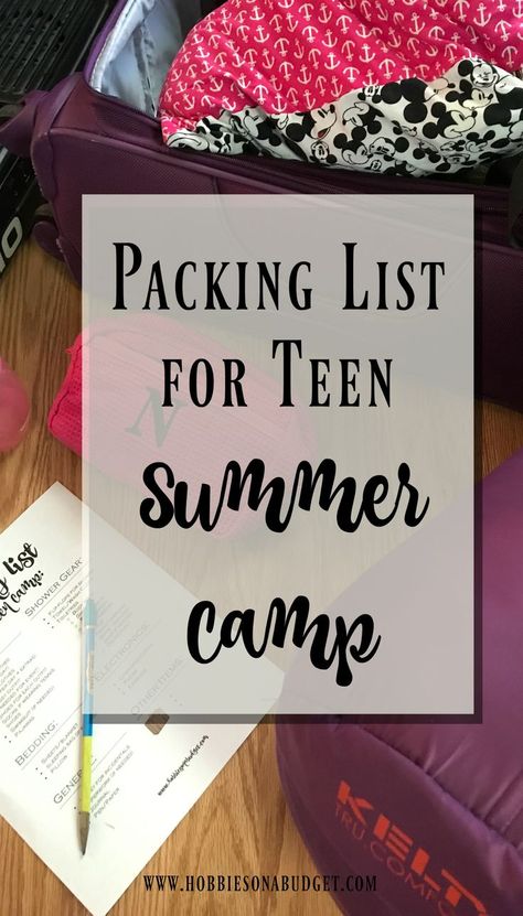 Sleepaway Camp Packing, Summer Camp Packing List, Church Camp Packing, Summer Camp Packing, Summer Camping Outfits, Camping With Teens, Camping Packing List, Road Trip Packing, Camping Photography