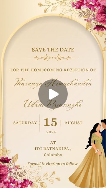 Digital Shuttle on Instagram: "Elegant Invitation Design done in 20 mins on Canva
DM to customise your own! 
 @canva

#einvitation #uniqueinvitation #uniquewedding #creativeinvitation #marriage #viralreel #creator #uniqueidea #weddinginvitationpdf #weddinginvitationvideo" Wedding Card Design Canva, Canvas Wedding Invitations, Elegant Invitation Design, Wedding Invitation Pdf, Marriage Invitation Card, Create Wedding Invitations, Marriage Invitations, Creative Invitations, Wedding Invitation Video