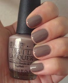 Taupe Nail Polish, Taupe Nails, Opi Nail Colors, Makeup Nails Designs, Nagellack Trends, Colorful Nail Designs, Fall Nail Colors, Opi Nails, Nail Polish Colors