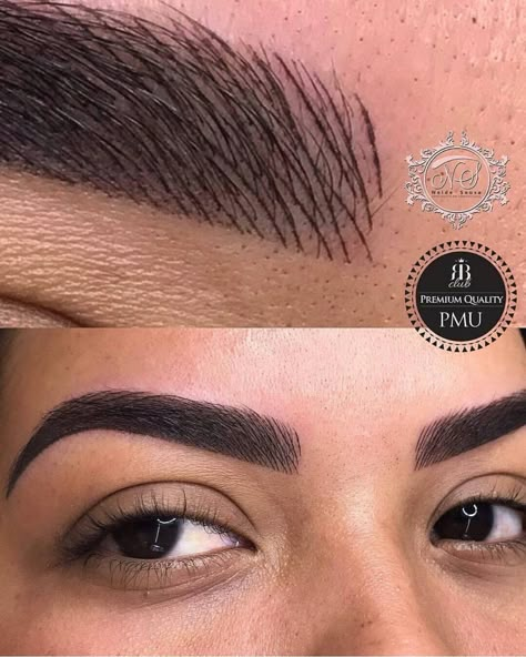 Eyebrow Microblading Natural, Brows Natural, Mircoblading Eyebrows, Instagram Eyebrows, Eyebrows Tattoo, Eyebrows Goals, Micro Blading, Ombre Eyebrows, Eyebrows Microblading