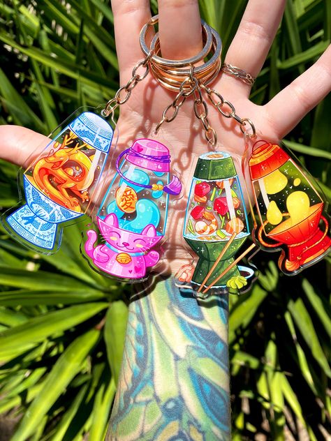 Lava Lamp Series 4 Keychains Acrylic Keychain Lucky Cat Porcelain Dragon Lunar New Year Lantern Sushi Lava Lamp - Etsy.de Lunar New Year Lantern, I Love Lamp, Acrylic Keychain, Lunar New Year, Lucky Cat, Lunar New, Nouvel An, Lava Lamp