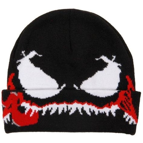 Venom Costume, Venom Logo, Cool Beanies, Geeky Clothes, Red Valentine, Marvel Venom, Teen Fame Dr, Aesthetic Streetwear, Graphic Tshirt Design