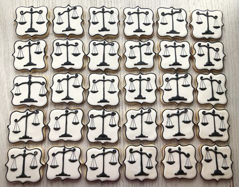 Scales Of Justice Cookies, Scales Of Justice, Scales